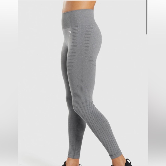 Gymshark Gray Vital Seamless 2.0 Leggings Large - Picture 3 of 11